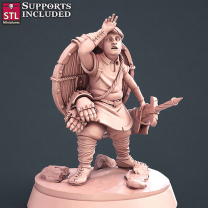 Apprentice Squire Printable 3D Model STLMiniatures