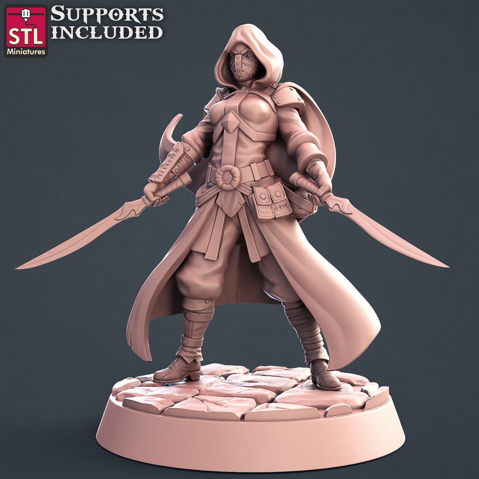 Assassins Set Printable 3D Model STLMiniatures