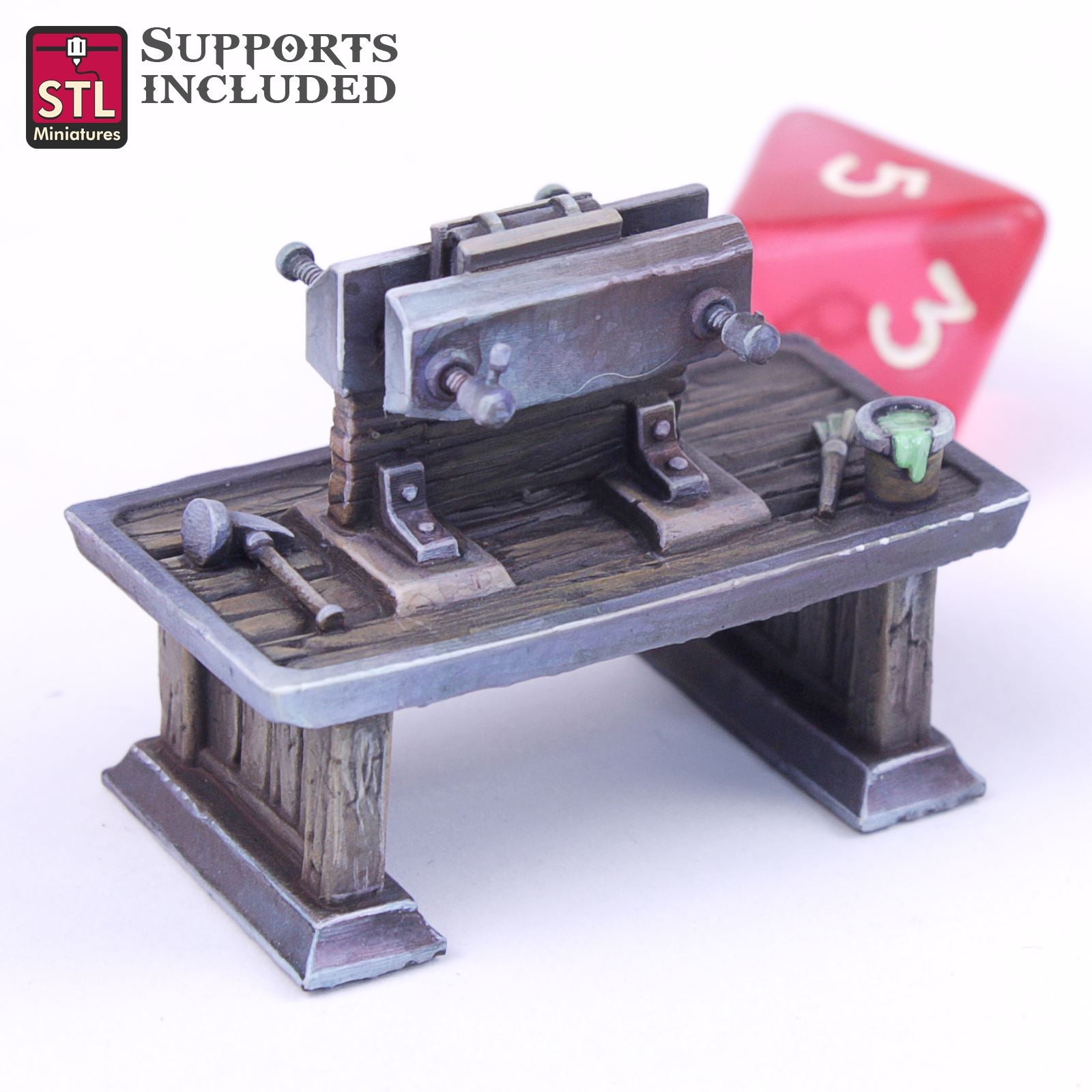 Bookbinder Press B Printable 3D Model STLMiniatures