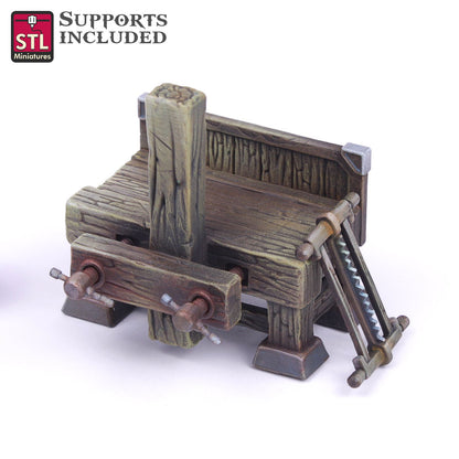 Carpenter Vice Table Printable 3D Model STLMiniatures