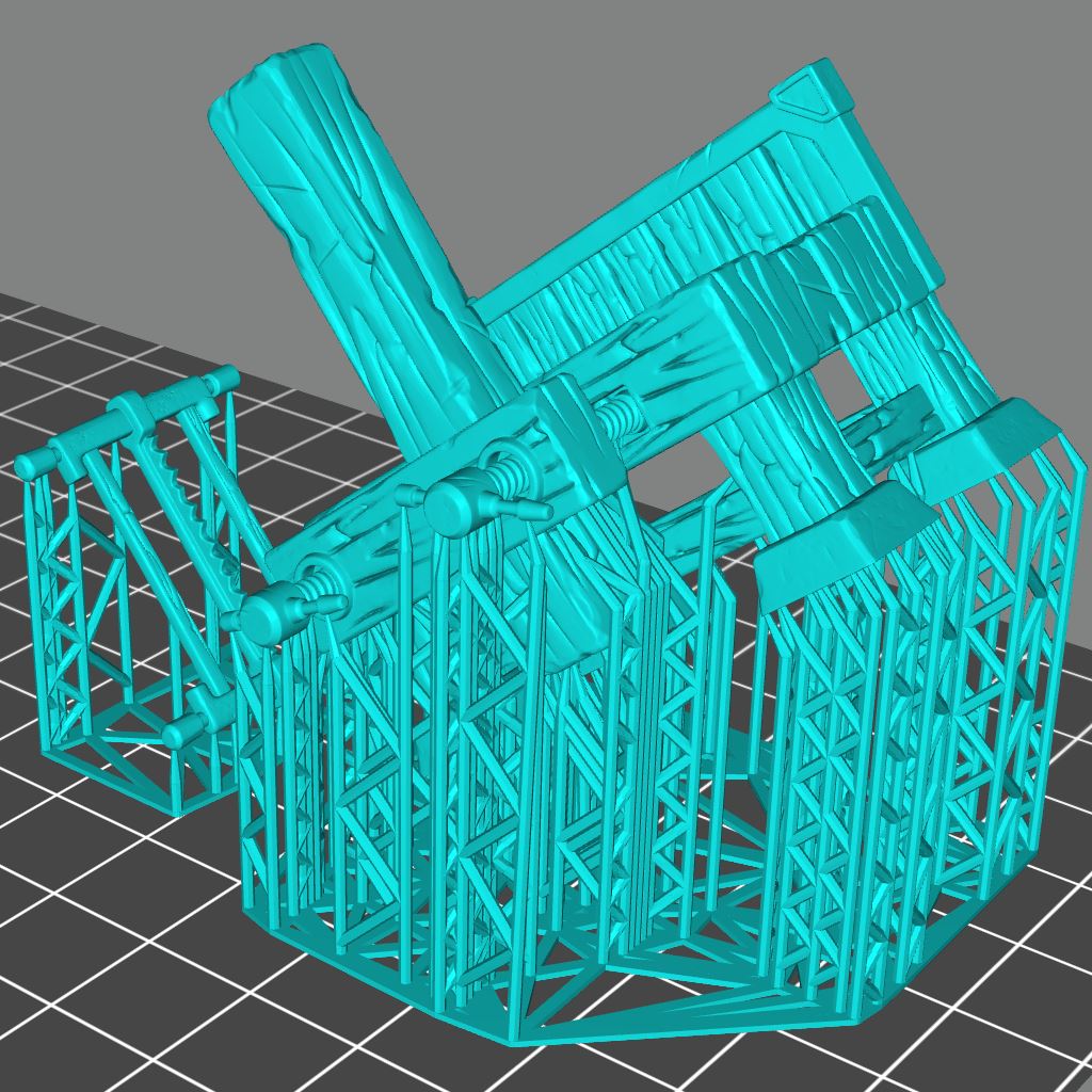 Carpenter Vice Table Printable 3D Model STLMiniatures