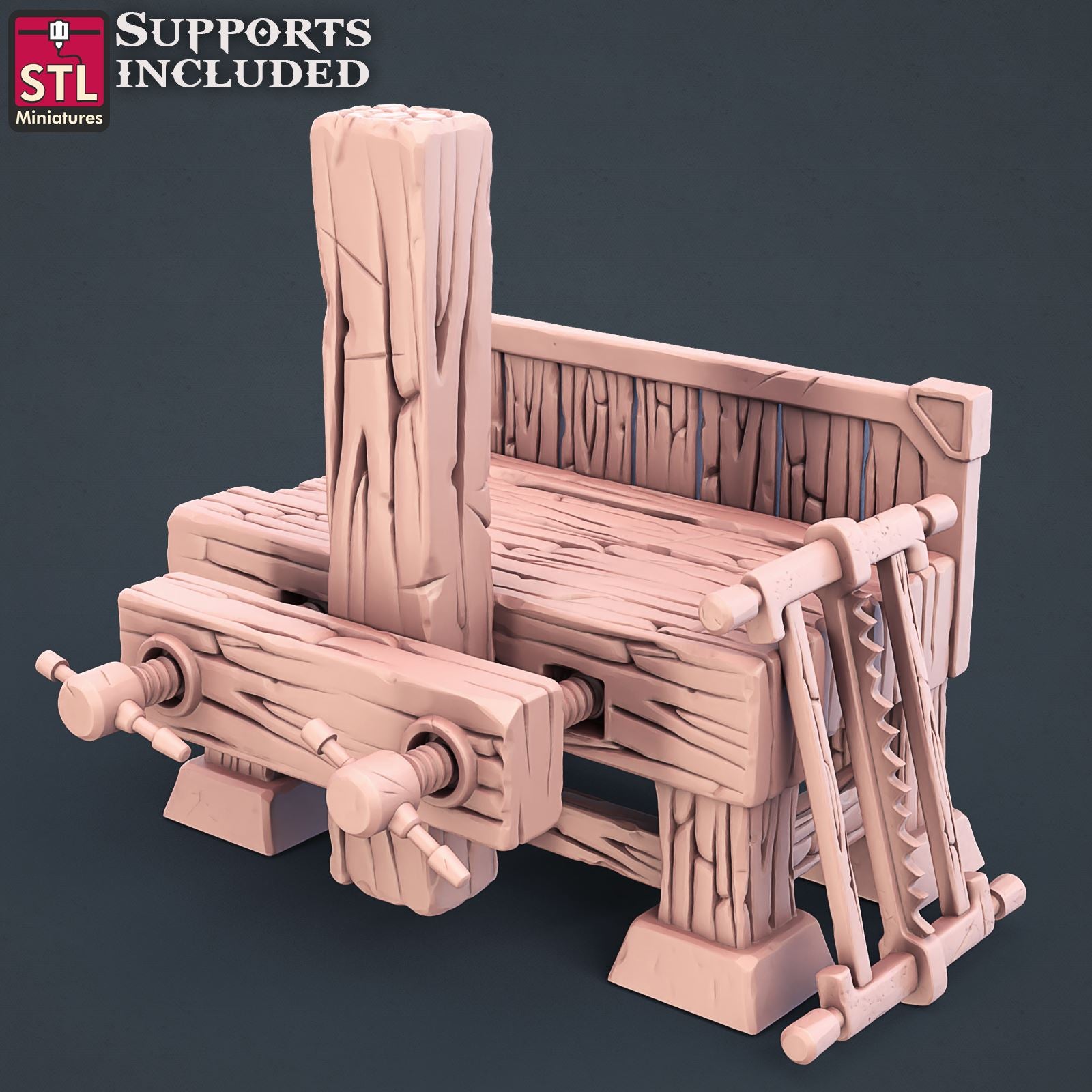 Carpenter Set Printable 3D Model STLMiniatures