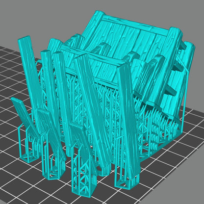 Carpenter Wood Storage Printable 3D Model STLMiniatures