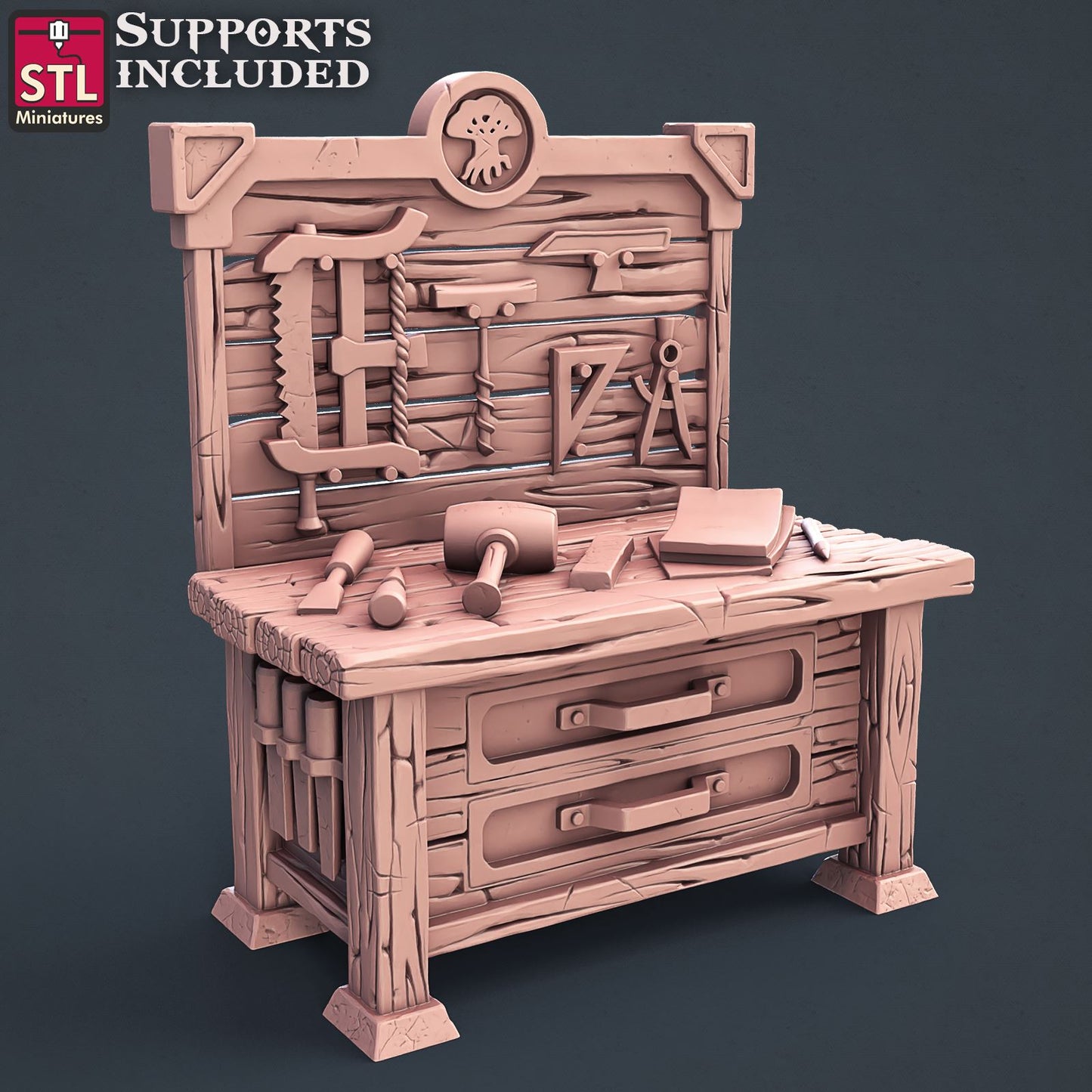 Carpenter Set Printable 3D Model STLMiniatures