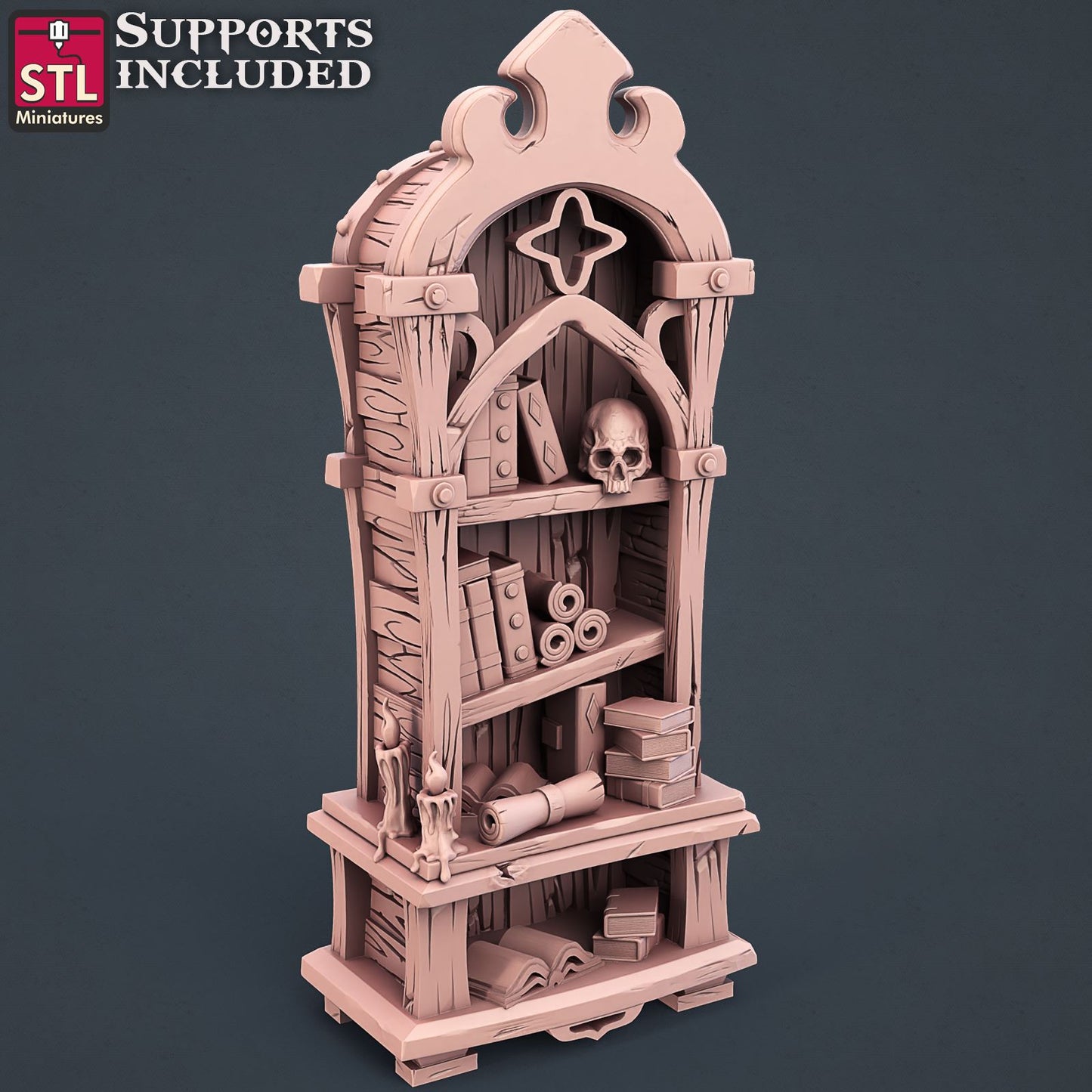 Librarian Set Printable 3D Model STLMiniatures