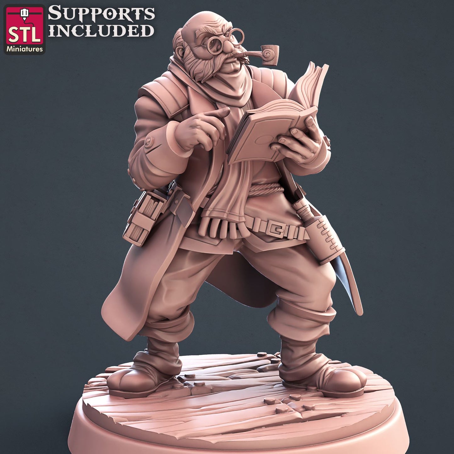 Librarian Set Printable 3D Model STLMiniatures