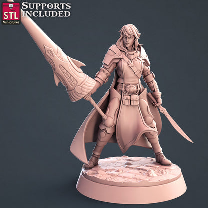 Paladin Set Scale Models STLMiniatures