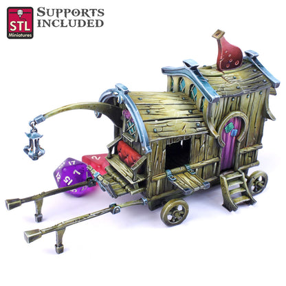 Potion Vendor Set Printable 3D Model STLMiniatures