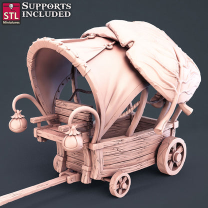 Satyrs Cart Printable 3D Model STLMiniatures