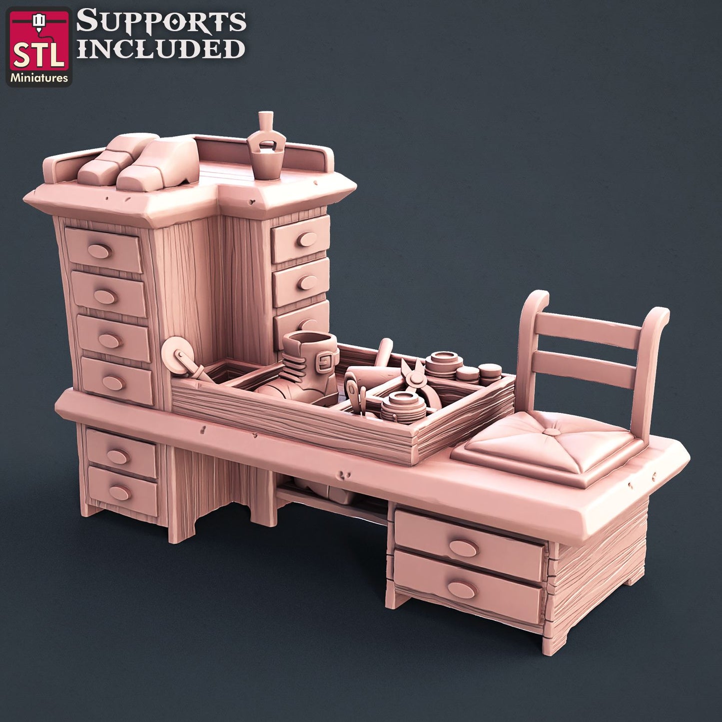 ShoeMaker Desk Scale Models STLMiniatures