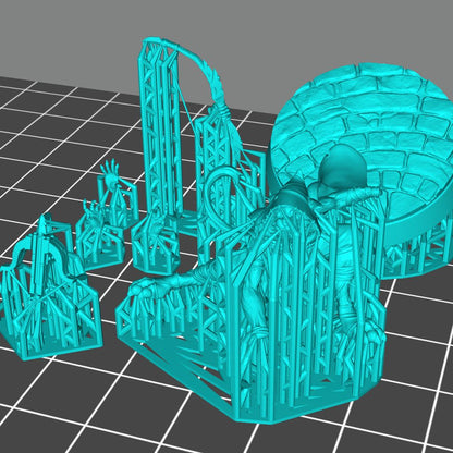 Tabaxi Assassins Set Printable 3D Model STLMiniatures