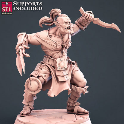 Warriors Set Scale Models STLMiniatures