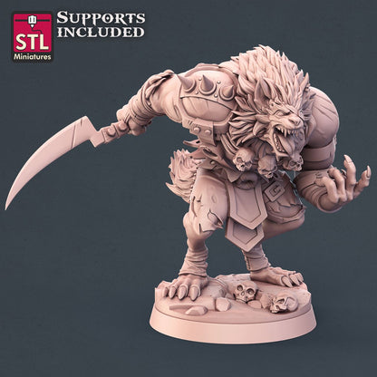 Werewolves Set 3D Model - ENE2021 STLMiniatures